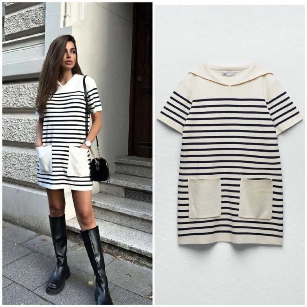 Zara Cream Knit Top